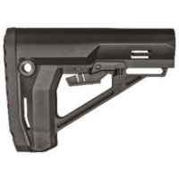 T-style polymer collapsible stock for buffer tubes