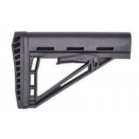 Delta-style polymer collapsible stock for buffer tubes