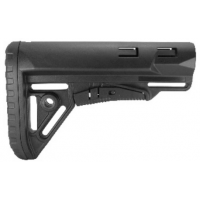 L-style polymer collapsible stock for buffer tubes