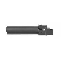 AK style stock tube for fixed stock receiver with built in sidefolding mechanism