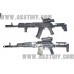 PO 4x17P Scope calibrated for 5.56x45mm NATO AK-101/AR-15/SLR-106