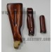 AK-74 surplus wood stock set "Amber Red" color (UNISSUED, Made in USSR)
