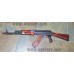 Izhmash Red AK-47 Stock set for Milled Receivers by Siberian Customs (Made in USA)