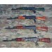AKM pattern wood set Border Guard Green finish (Siberian Customs)
